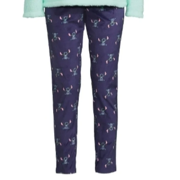 Disney STITCH Soft Velour Pajama Pants - Picture 4 of 6